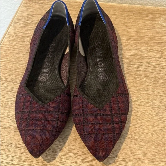 ROTHYS THE POINT WOMENS FLAT SHOES 8.5 - Picture 2 of 4